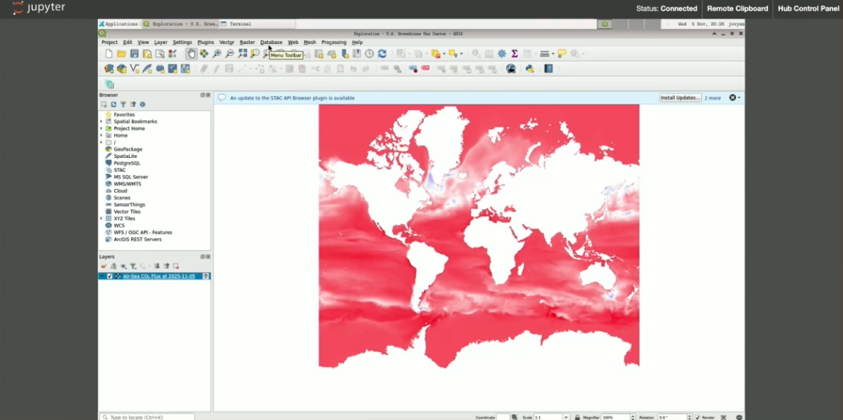 ArcGIS Desktop running in a browser via the remote desktop interface